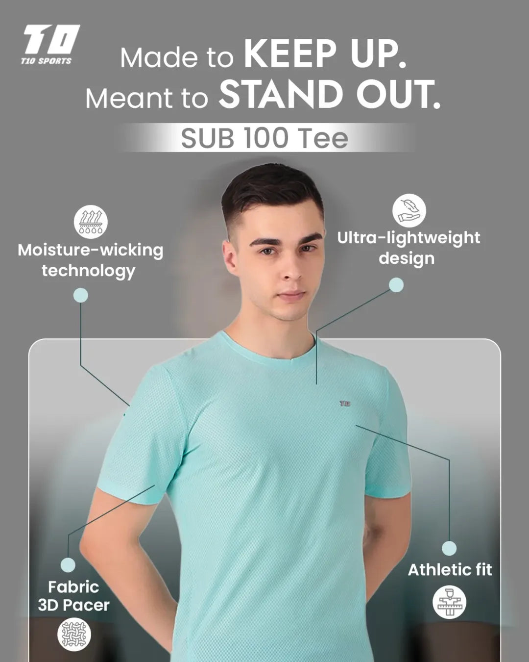 Sub 100 Tee - Ice Blue