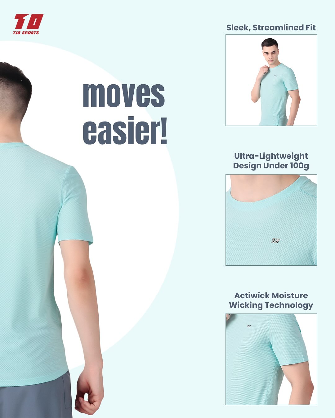 Sub 100 Tee - Ice Blue