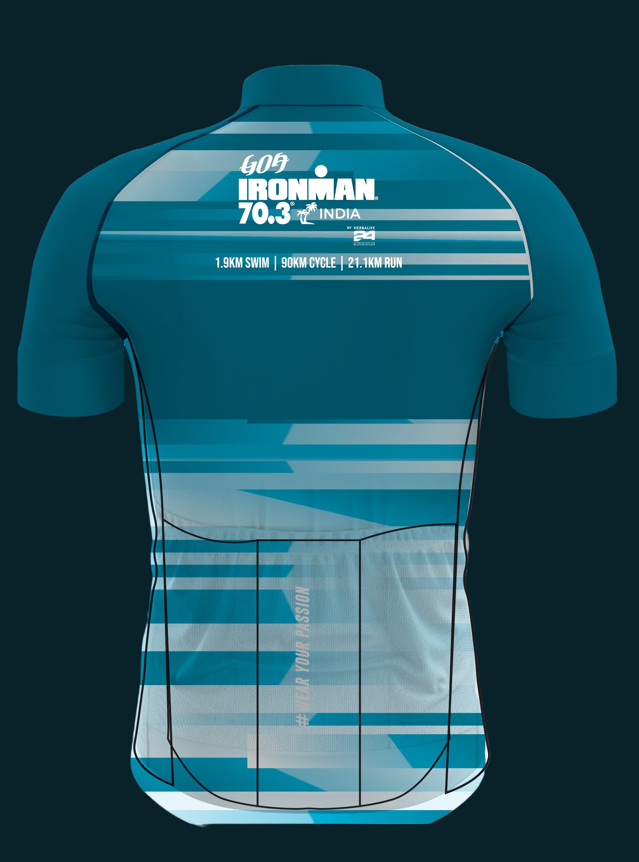 Training Warrior Cycling Jersey - IRONMAN 70.3 GOA – T10-sports
