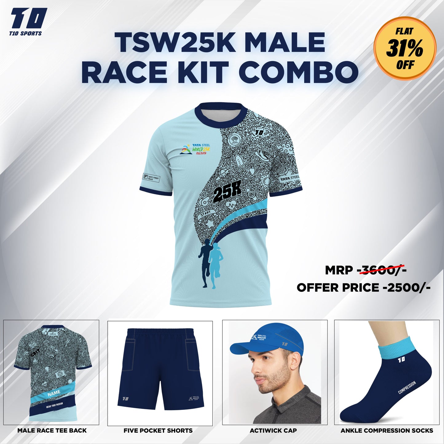 TSW 25K Kolkata Male Race Kit Combo