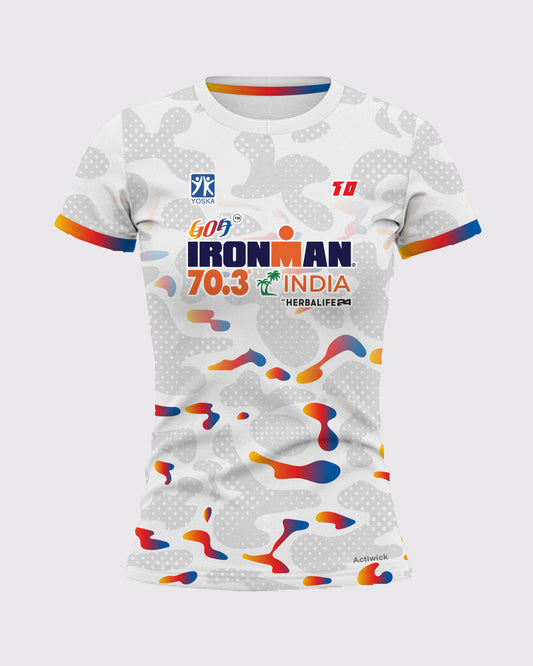 Training Beast Female T-Shirt - Ironman 70.3 Goa