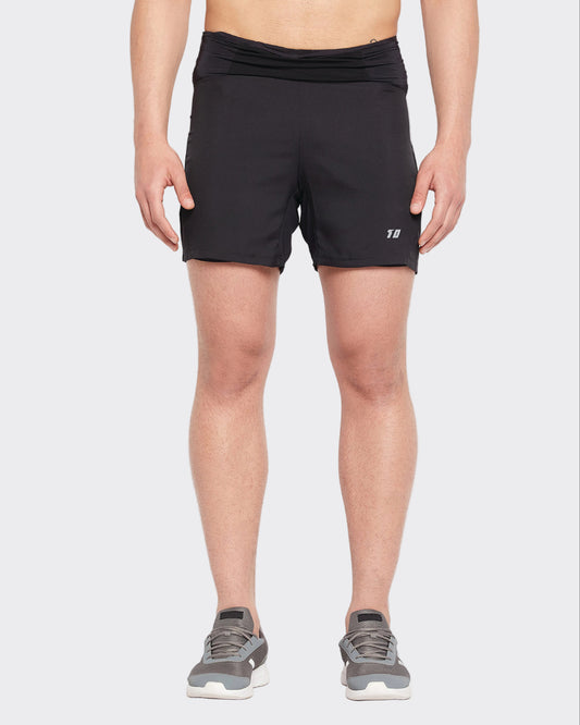 ULTRA LIGHT WEIGHT SHORTS BLACK - JBG KOLKATA MARATHON 2026