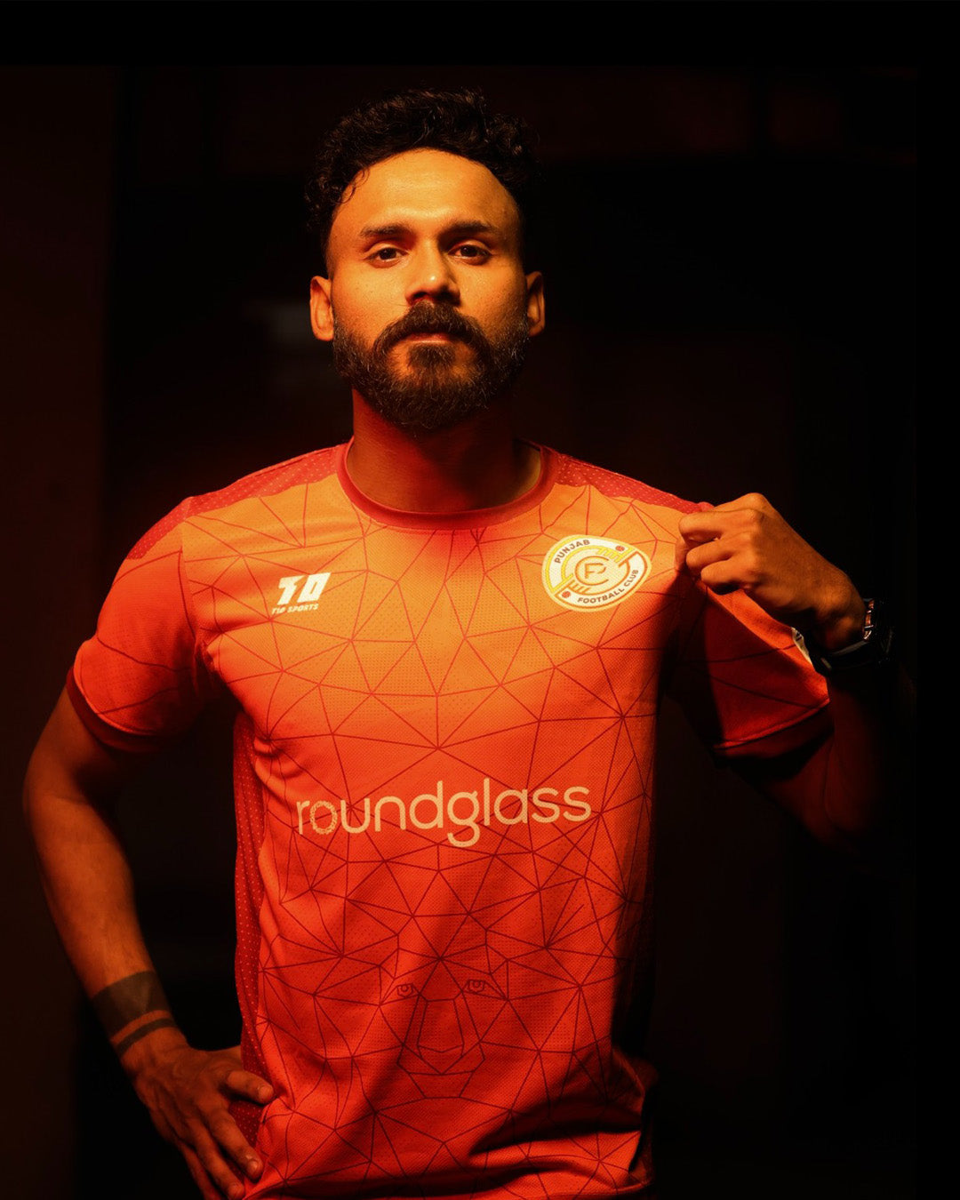 Round Glass Punjab FC Jersey