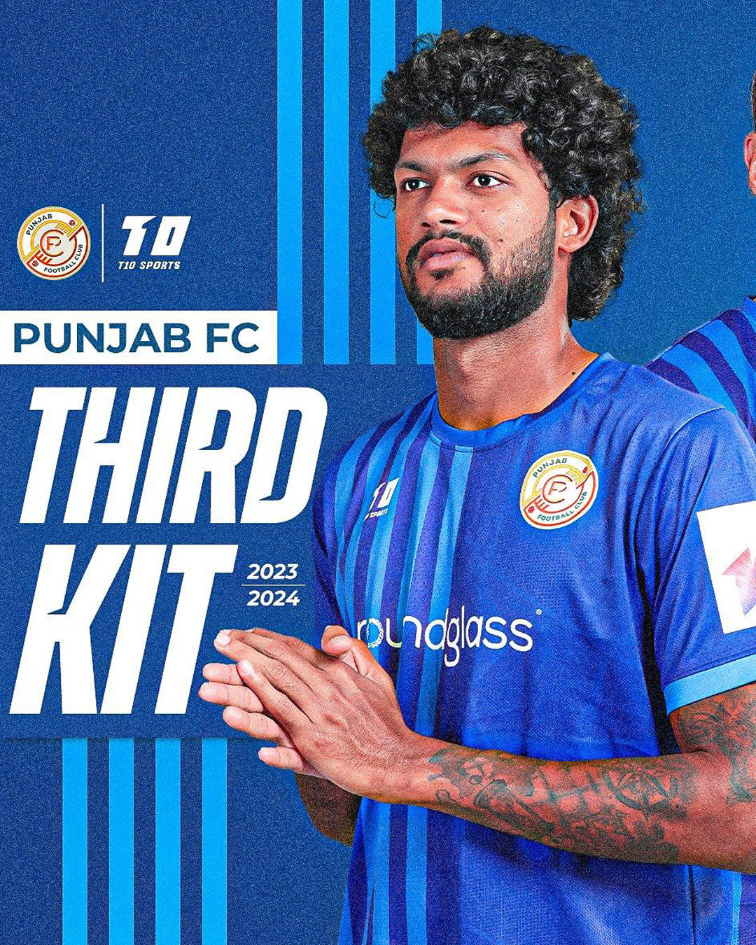 Round Glass Punjab FC Jersey