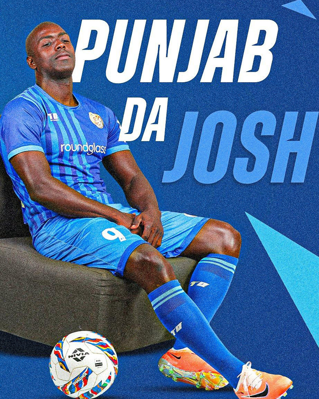 Round Glass Punjab FC Jersey