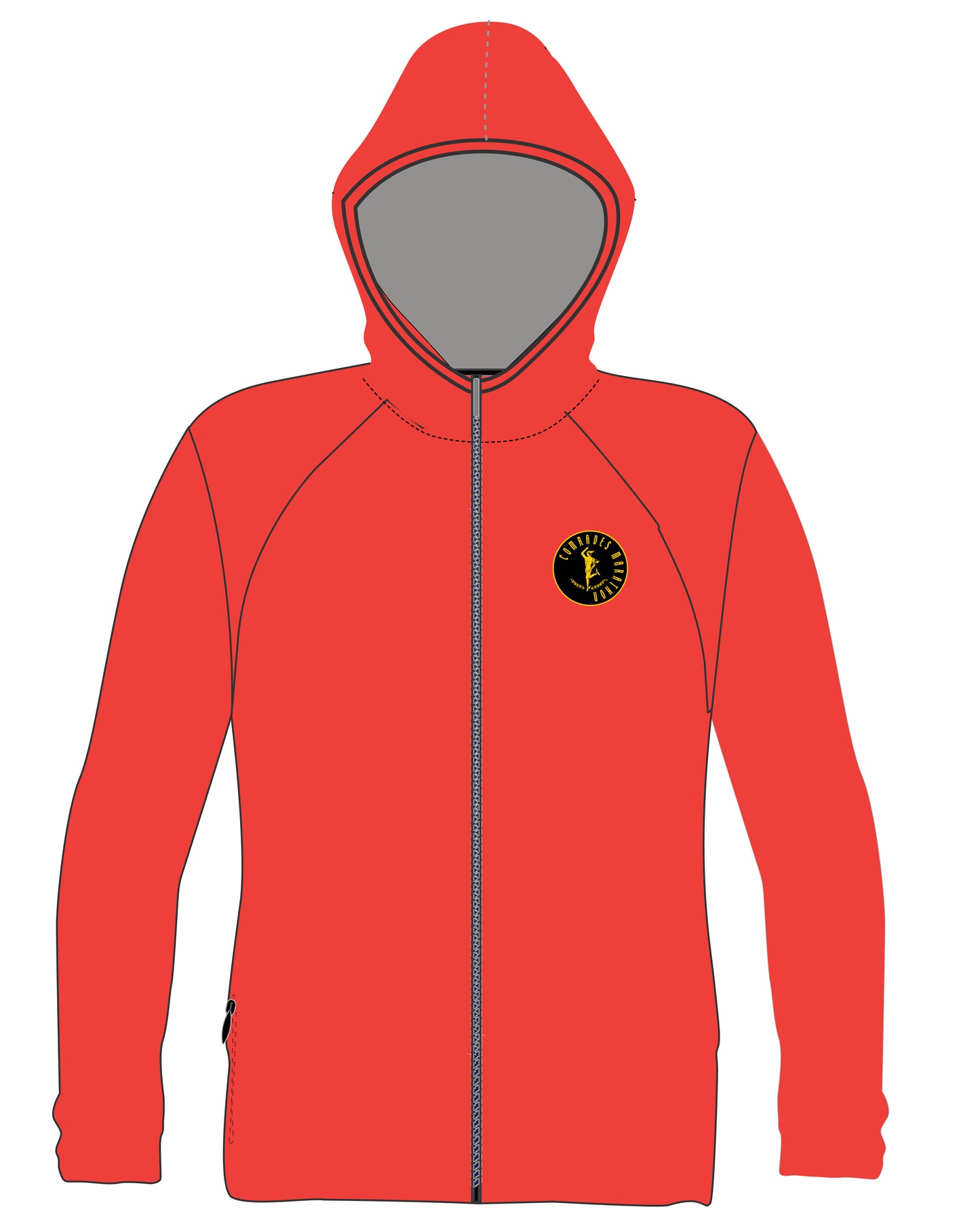 Pocketable Windbreaker Hoodie Unisex - Comrades 2026