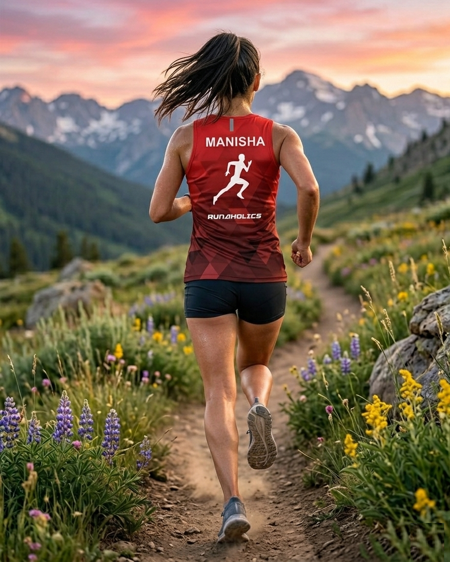 SLEEVELESS TEE WOMEN - RUNAHOLICS
