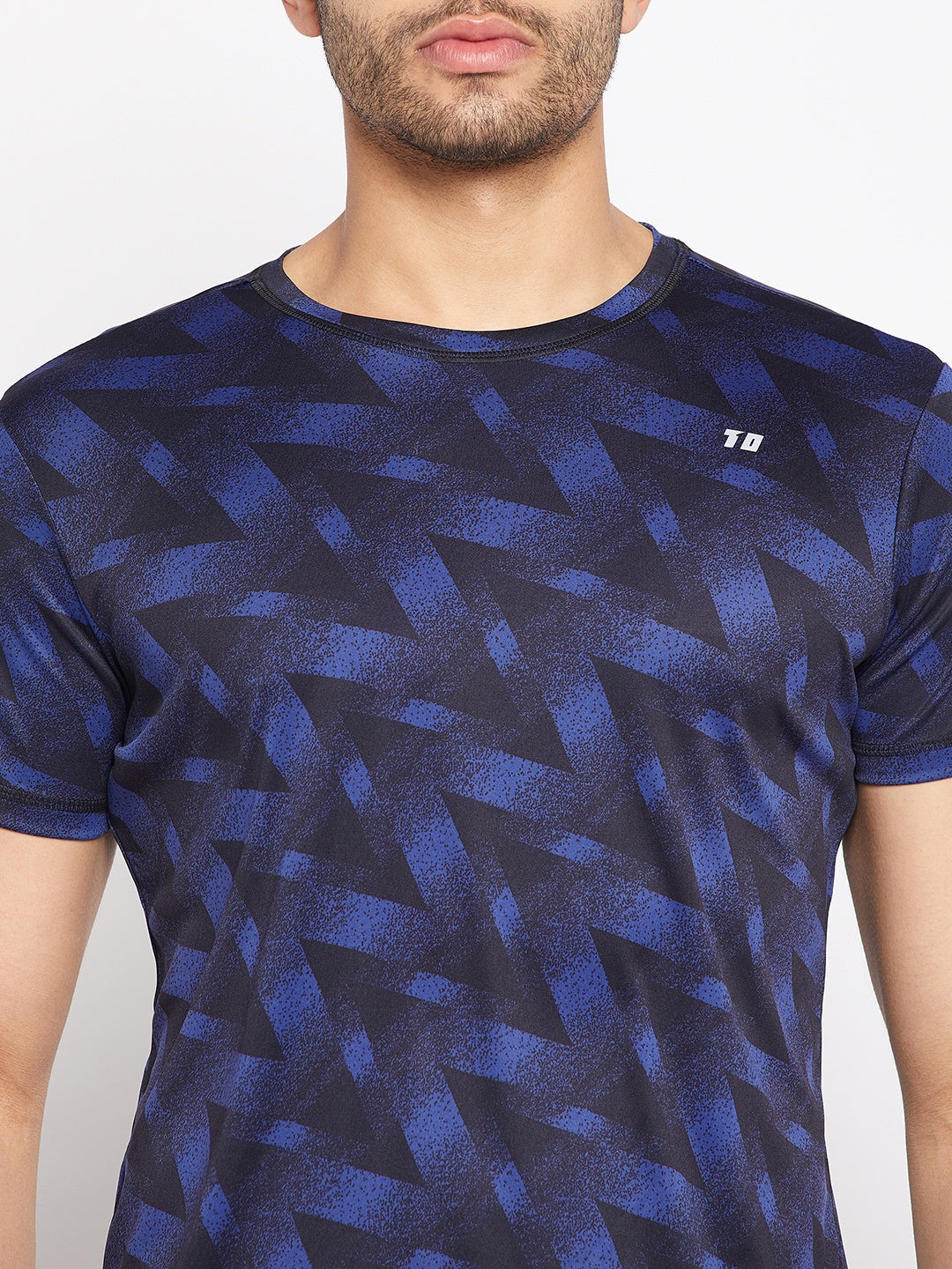 Zig Tee Blue