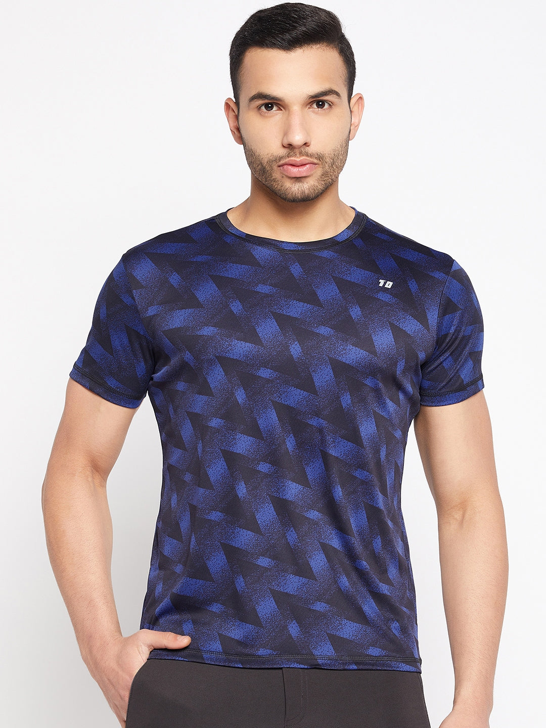 Zig Tee Blue