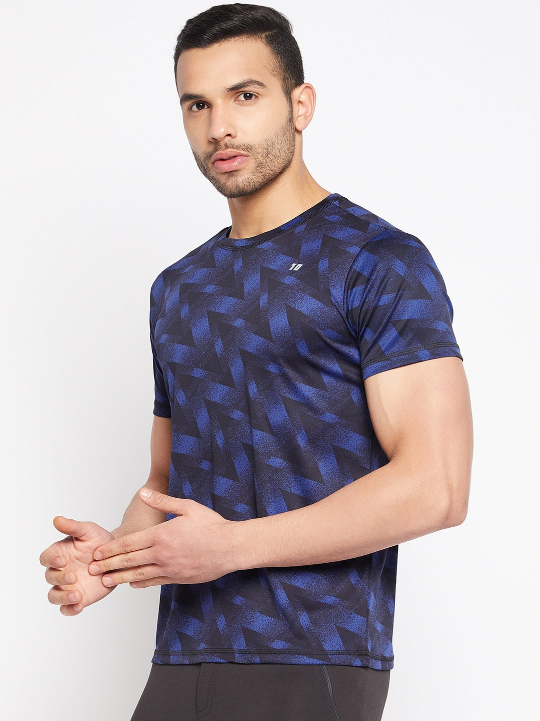 Zig Tee Blue