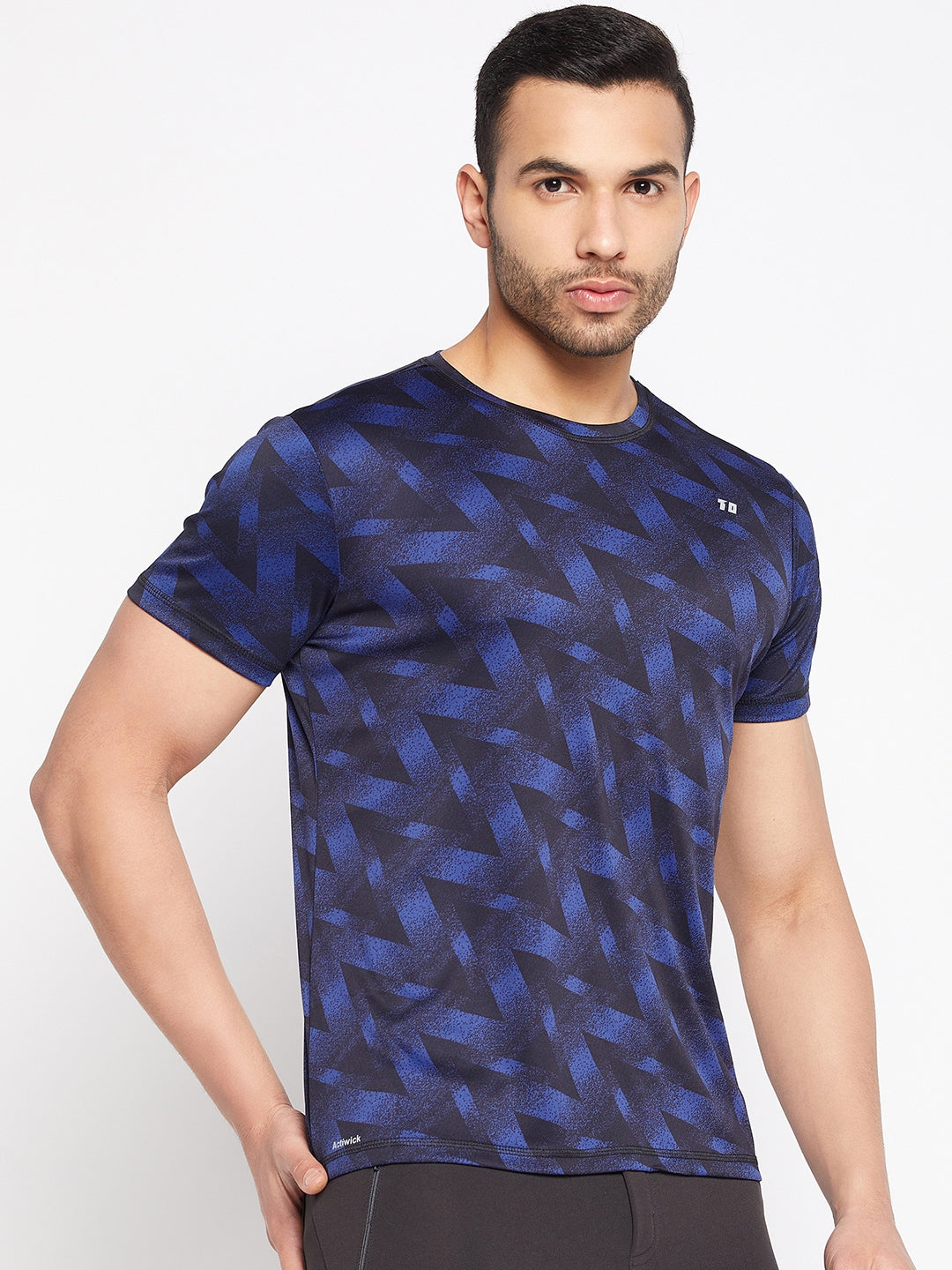 Zig Tee Blue