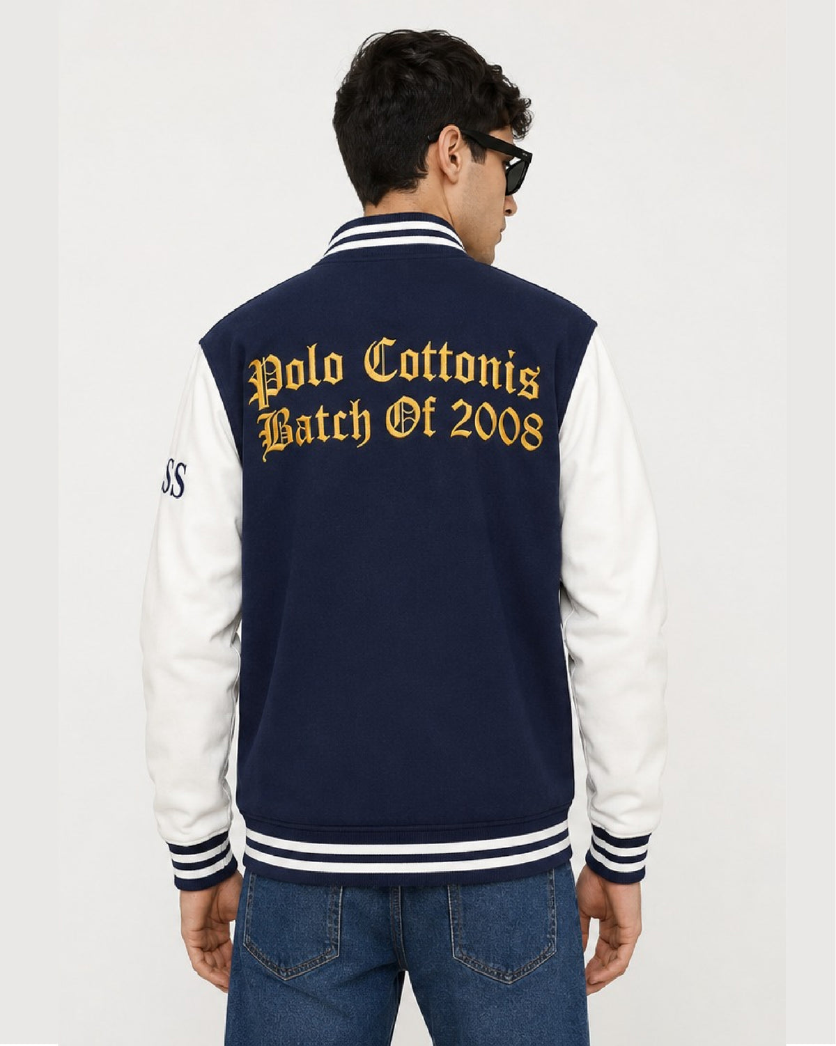 Jacket Navy Blue/White - Bishop Cotton School