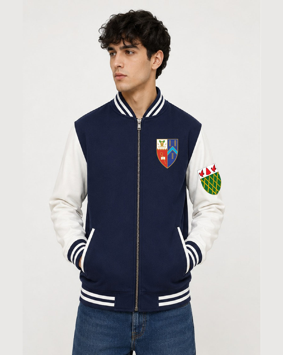 Jacket Navy Blue/White - Bishop Cotton School