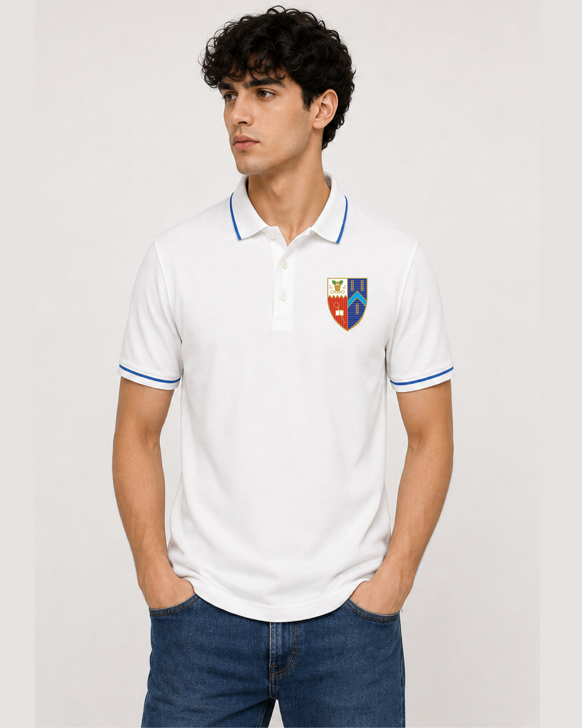 Polo White - Bishop Cotton School
