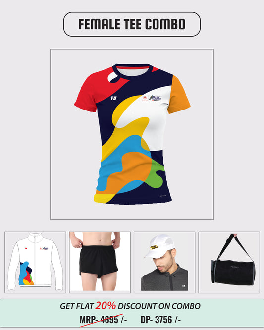 FEMALE TEE COMBO - JBG KOLKATA MARATHON 2026
