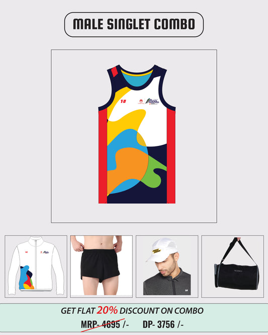 MALE SINGLET COMBO - JBG KOLKATA MARATHON 2026
