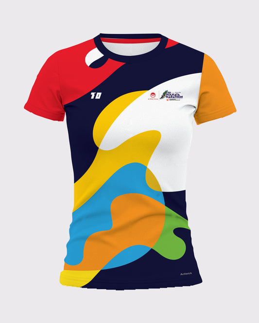 WOMEN’S TSHIRT FULL SUBLIMATION - JBG KOLKATA MARATHON 2026