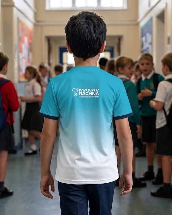 MRIS CLAN House Tee Aqua Blue (Water Sharks) - Manav Rachna