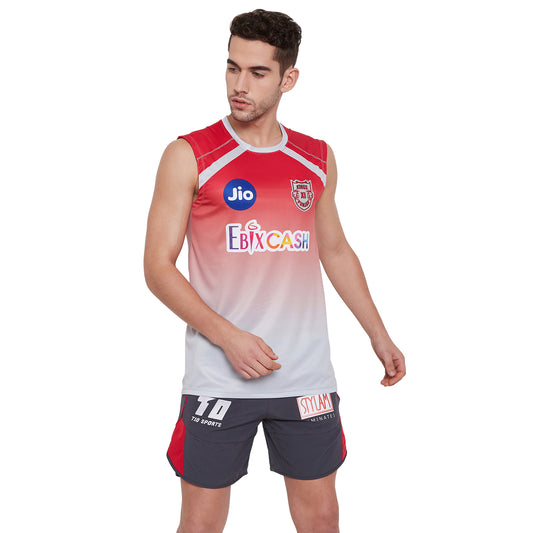 PUNJAB KINGS PLAYER REPLICA PRACTICE SINGLET 2020- (Vintage Collection )