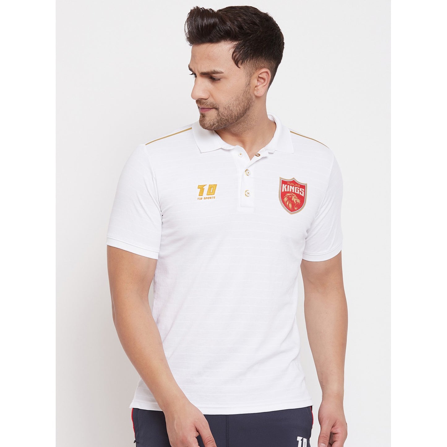 PUNJAB KINGS PLATINUM TRAVEL POLO ED-2021