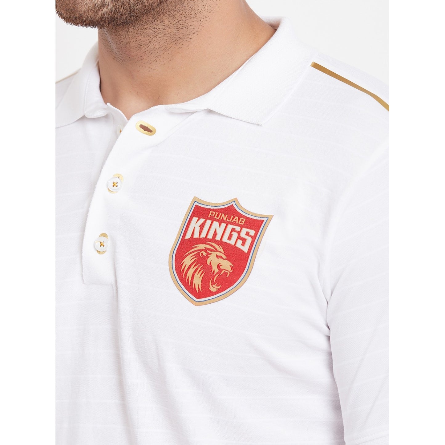 PUNJAB KINGS PLATINUM TRAVEL POLO ED-2021