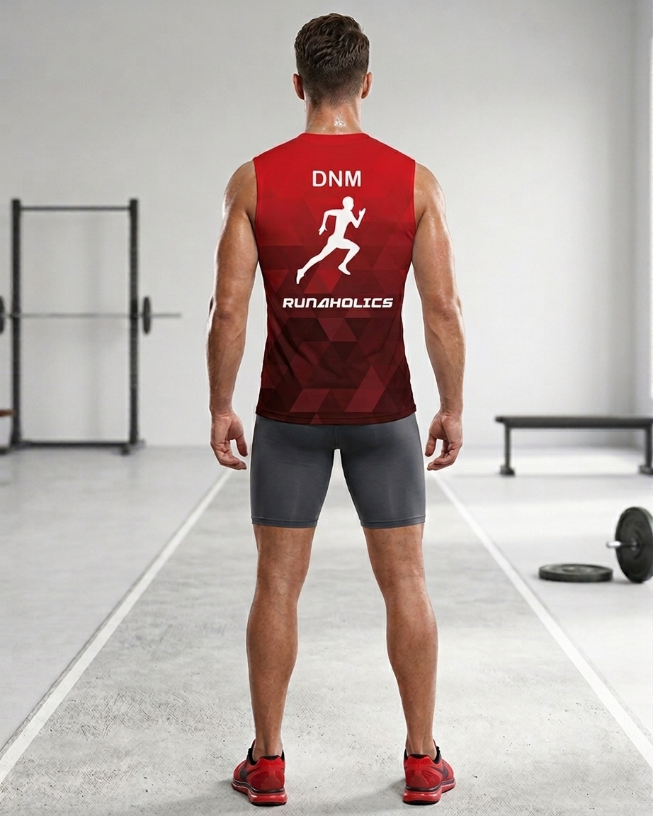 SLEEVELESS TEE MEN - RUNAHOLICS