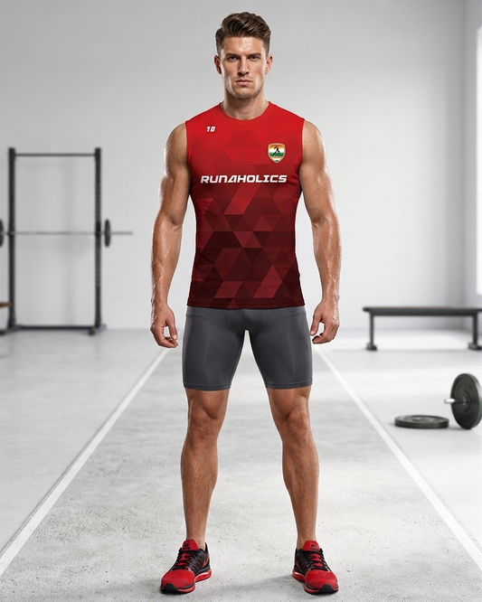 SLEEVELESS TEE MEN - RUNAHOLICS