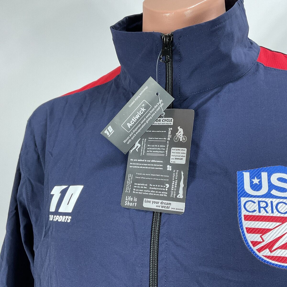 Ricket Jacket Active 2.0 Jacket - USA Cricket – T10-sports