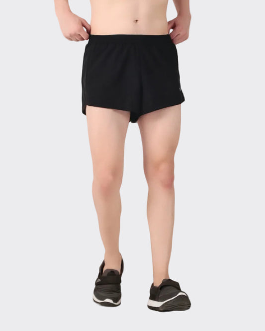 SPLIT SHORTS BLACK - JBG KOLKATA MARATHON 2026