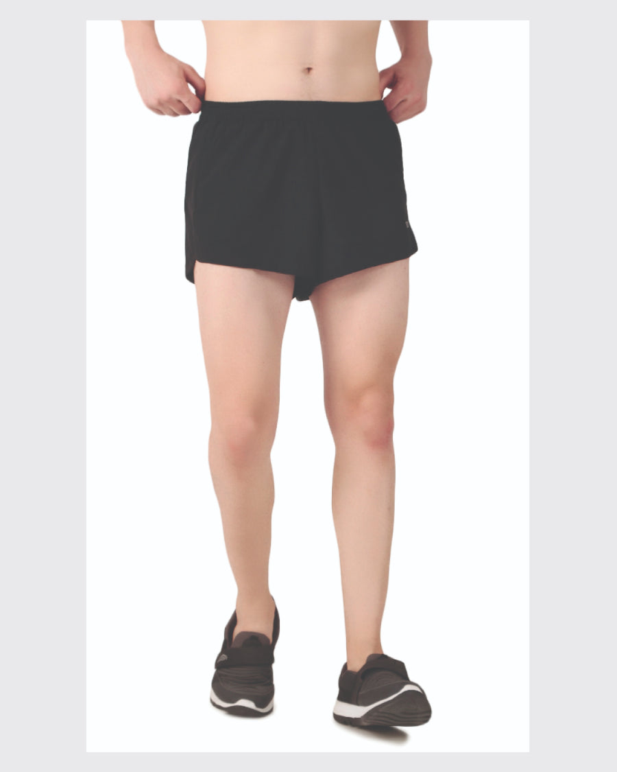 SPLIT SHORTS BLACK - JBG KOLKATA MARATHON 2026