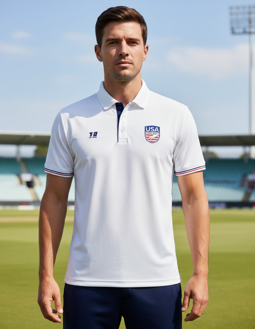USA Cricket Travel Polo