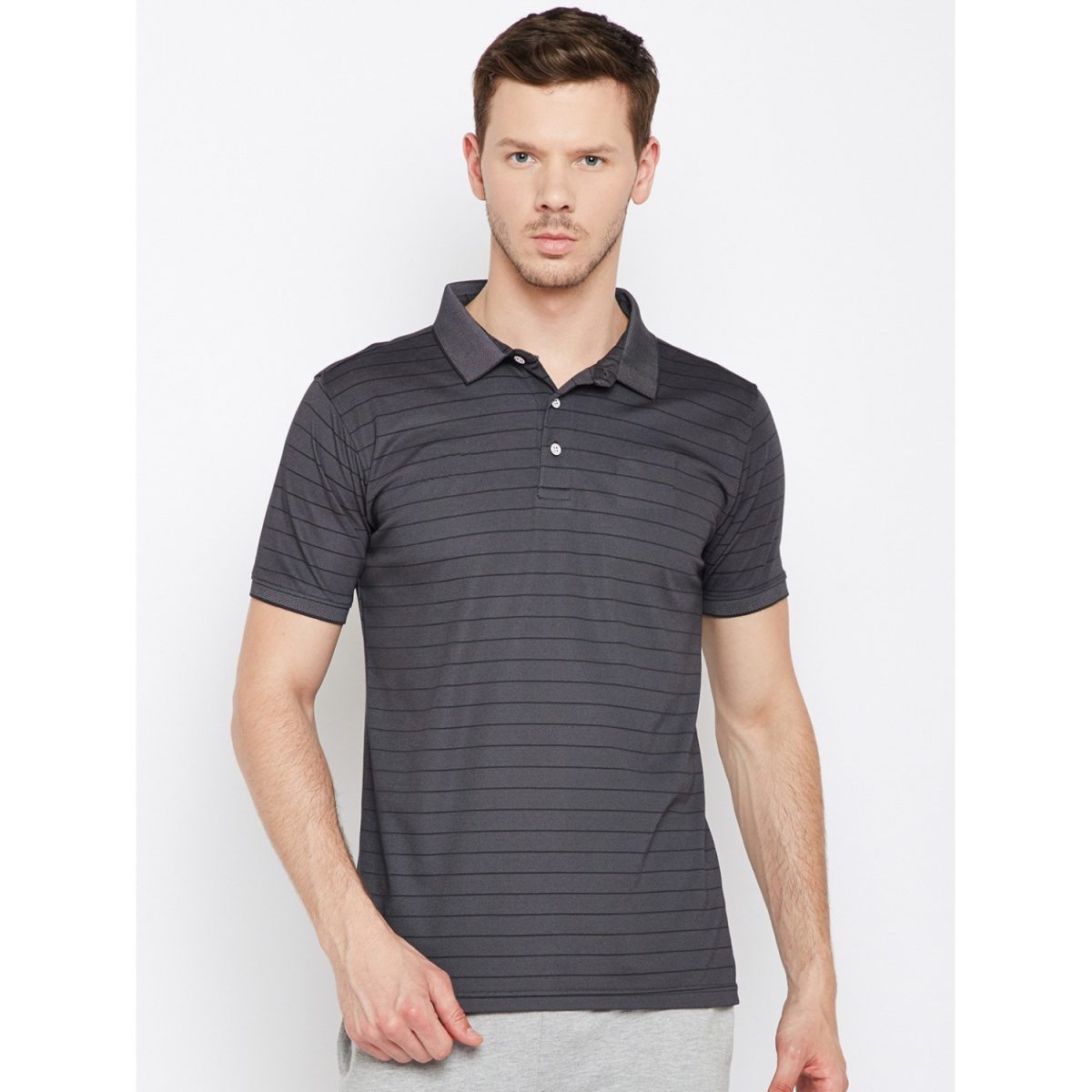 Supima Luxury Striped Polo - T10 Sports